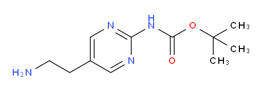 tert-butyl N-[5-(2-aminoethyl)pyrimidin-2-yl]carbamate