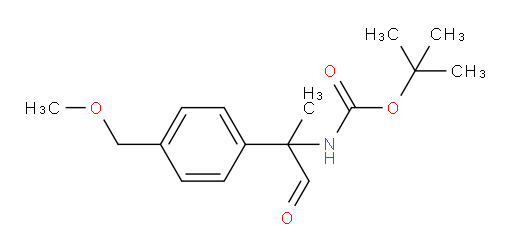 tert-butyl N-{2-[4-(methoxymethyl)phenyl]-1-oxopropan-2-yl}carbamate