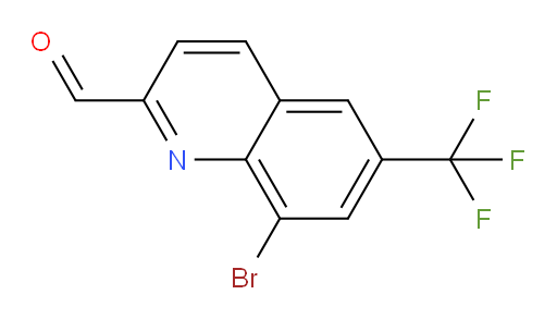 8-bromo-6-(trifluoromethyl)quinoline-2-carbaldehyde