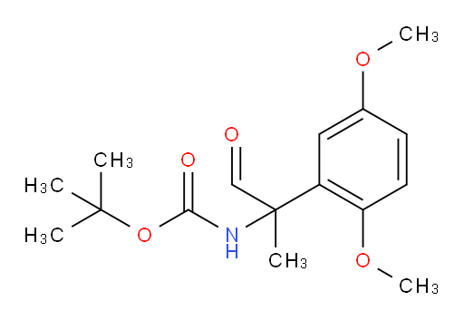 tert-butyl N-[2-(2,5-dimethoxyphenyl)-1-oxopropan-2-yl]carbamate