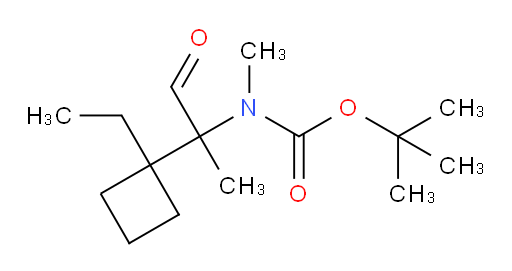 tert-butyl N-[2-(1-ethylcyclobutyl)-1-oxopropan-2-yl]-N-methylcarbamate