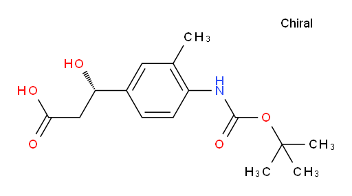(3S)-3-(4-{[(tert-butoxy)carbonyl]amino}-3-methylphenyl)-3-hydroxypropanoic acid