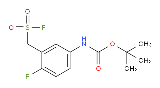 tert-butyl N-{4-fluoro-3-[(fluorosulfonyl)methyl]phenyl}carbamate