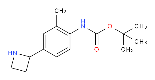 tert-butyl N-[4-(azetidin-2-yl)-2-methylphenyl]carbamate