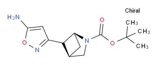tert-butyl (1S,4R)-5-(5-amino-1,2-oxazol-3-yl)-2-azabicyclo[2.1.1]hexane-2-carboxylate