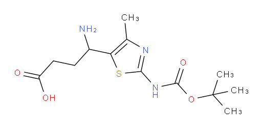 4-amino-4-(2-{[(tert-butoxy)carbonyl]amino}-4-methyl-1,3-thiazol-5-yl)butanoic acid