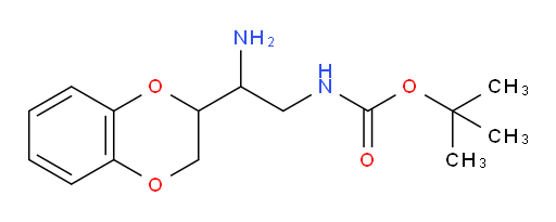tert-butyl N-[2-amino-2-(2,3-dihydro-1,4-benzodioxin-2-yl)ethyl]carbamate