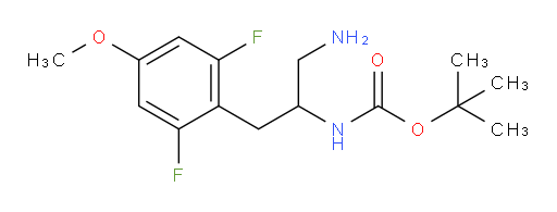 tert-butyl N-[1-amino-3-(2,6-difluoro-4-methoxyphenyl)propan-2-yl]carbamate