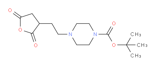 tert-butyl 4-[2-(2,5-dioxooxolan-3-yl)ethyl]piperazine-1-carboxylate
