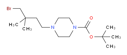 tert-butyl 4-(4-bromo-3,3-dimethylbutyl)piperazine-1-carboxylate