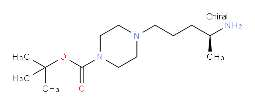 tert-butyl 4-[(4S)-4-aminopentyl]piperazine-1-carboxylate