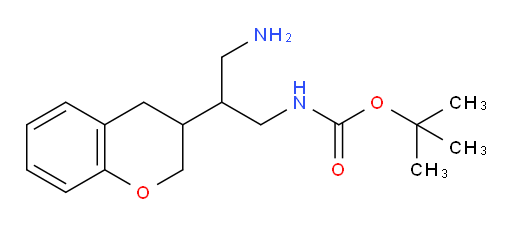 tert-butyl N-[3-amino-2-(3,4-dihydro-2H-1-benzopyran-3-yl)propyl]carbamate