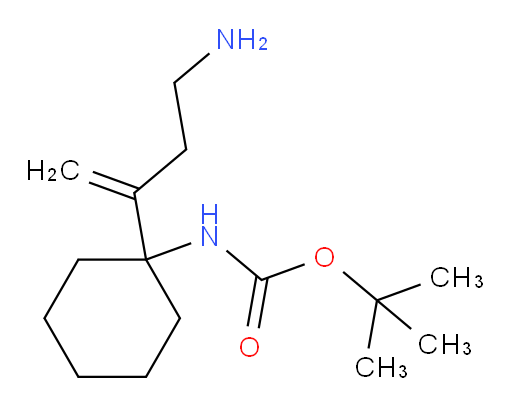 tert-butyl N-[1-(4-aminobut-1-en-2-yl)cyclohexyl]carbamate