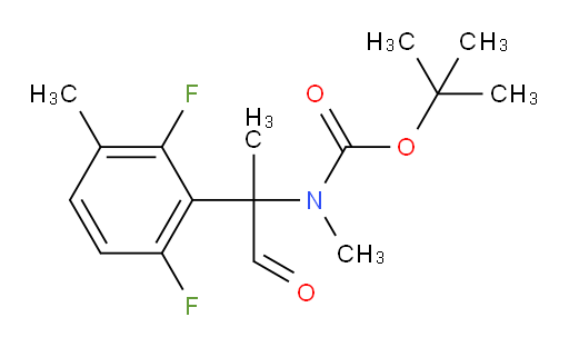 tert-butyl N-[2-(2,6-difluoro-3-methylphenyl)-1-oxopropan-2-yl]-N-methylcarbamate