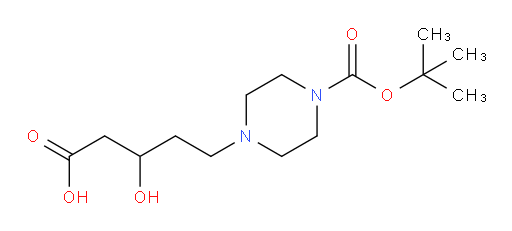 5-{4-[(tert-butoxy)carbonyl]piperazin-1-yl}-3-hydroxypentanoic acid