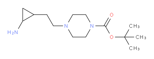 tert-butyl 4-[2-(2-aminocyclopropyl)ethyl]piperazine-1-carboxylate