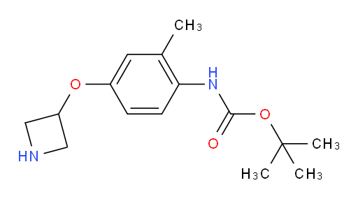 tert-butyl N-[4-(azetidin-3-yloxy)-2-methylphenyl]carbamate