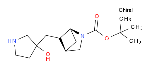 tert-butyl (1S,4R)-5-[(3-hydroxypyrrolidin-3-yl)methyl]-2-azabicyclo[2.1.1]hexane-2-carboxylate