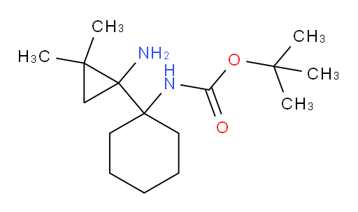 tert-butyl N-[1-(1-amino-2,2-dimethylcyclopropyl)cyclohexyl]carbamate