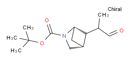 tert-butyl (1S,4R)-5-(1-oxopropan-2-yl)-2-azabicyclo[2.1.1]hexane-2-carboxylate