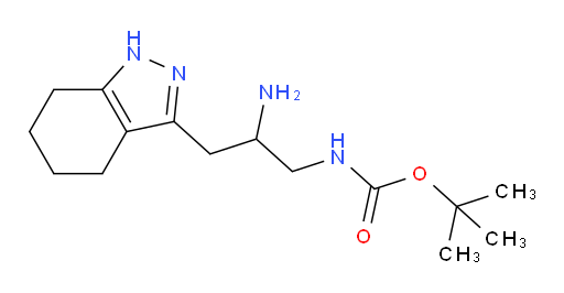 tert-butyl N-[2-amino-3-(4,5,6,7-tetrahydro-1H-indazol-3-yl)propyl]carbamate