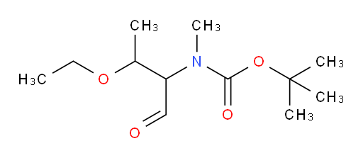 tert-butyl N-(3-ethoxy-1-oxobutan-2-yl)-N-methylcarbamate