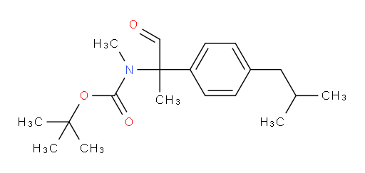 tert-butyl N-methyl-N-{2-[4-(2-methylpropyl)phenyl]-1-oxopropan-2-yl}carbamate