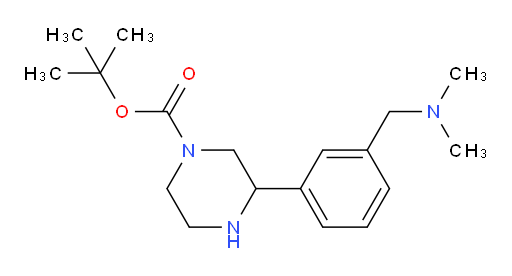 tert-butyl 3-{3-[(dimethylamino)methyl]phenyl}piperazine-1-carboxylate