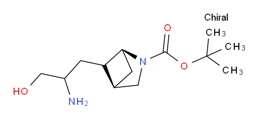 tert-butyl (1S,4R)-5-(2-amino-3-hydroxypropyl)-2-azabicyclo[2.1.1]hexane-2-carboxylate