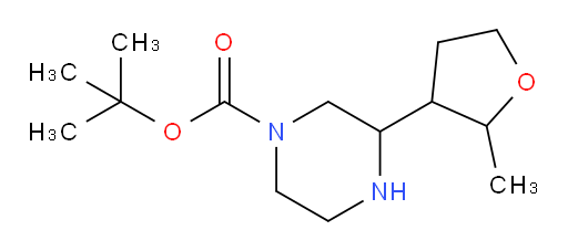 tert-butyl 3-(2-methyloxolan-3-yl)piperazine-1-carboxylate