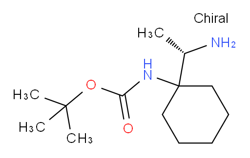 tert-butyl N-{1-[(1S)-1-aminoethyl]cyclohexyl}carbamate