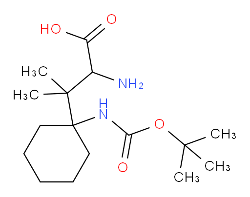 2-amino-3-(1-{[(tert-butoxy)carbonyl]amino}cyclohexyl)-3-methylbutanoic acid