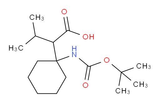 2-(1-{[(tert-butoxy)carbonyl]amino}cyclohexyl)-3-methylbutanoic acid