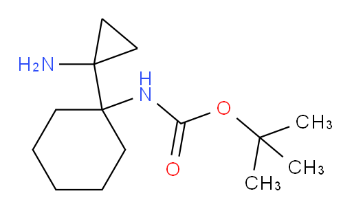 tert-butyl N-[1-(1-aminocyclopropyl)cyclohexyl]carbamate