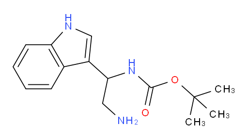 tert-butyl N-[2-amino-1-(1H-indol-3-yl)ethyl]carbamate
