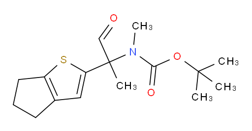 tert-butyl N-(2-{4H,5H,6H-cyclopenta[b]thiophen-2-yl}-1-oxopropan-2-yl)-N-methylcarbamate