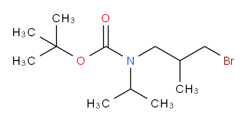 tert-butyl N-(3-bromo-2-methylpropyl)-N-(propan-2-yl)carbamate