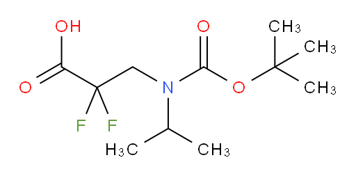 3-{[(tert-butoxy)carbonyl](propan-2-yl)amino}-2,2-difluoropropanoic acid