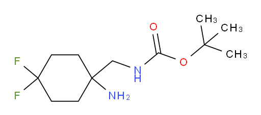 tert-butyl N-[(1-amino-4,4-difluorocyclohexyl)methyl]carbamate