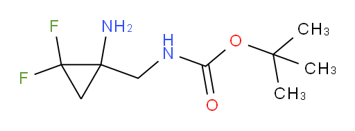 tert-butyl N-[(1-amino-2,2-difluorocyclopropyl)methyl]carbamate