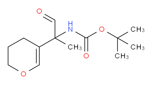 tert-butyl N-[2-(3,4-dihydro-2H-pyran-5-yl)-1-oxopropan-2-yl]carbamate