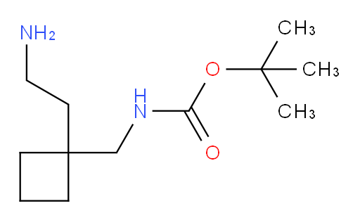 tert-butyl N-{[1-(2-aminoethyl)cyclobutyl]methyl}carbamate