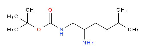 tert-butyl N-(2-amino-5-methylhexyl)carbamate