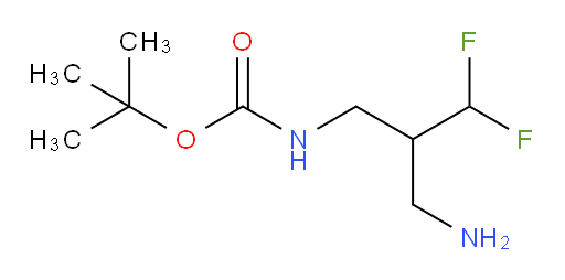 tert-butyl N-[3-amino-2-(difluoromethyl)propyl]carbamate