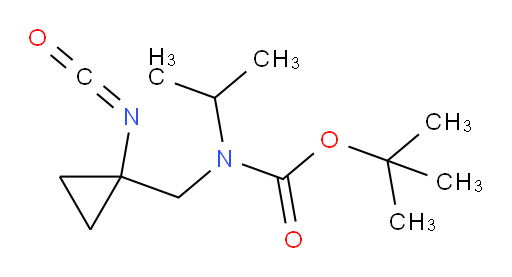 tert-butyl N-[(1-isocyanatocyclopropyl)methyl]-N-(propan-2-yl)carbamate