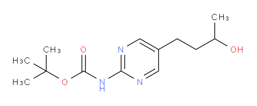 tert-butyl N-[5-(3-hydroxybutyl)pyrimidin-2-yl]carbamate
