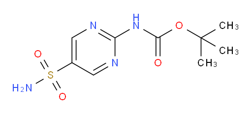 tert-butyl N-(5-sulfamoylpyrimidin-2-yl)carbamate