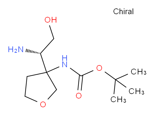 tert-butyl N-{3-[(1S)-1-amino-2-hydroxyethyl]oxolan-3-yl}carbamate