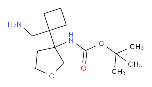 tert-butyl N-{3-[1-(aminomethyl)cyclobutyl]oxolan-3-yl}carbamate