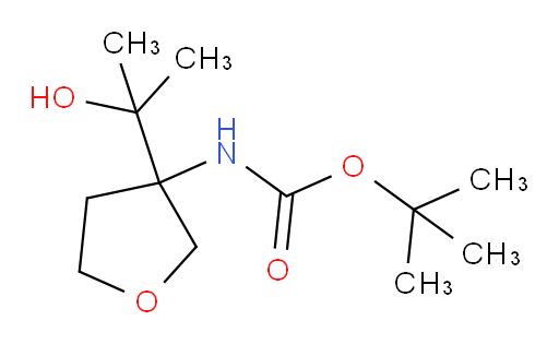 tert-butyl N-[3-(2-hydroxypropan-2-yl)oxolan-3-yl]carbamate